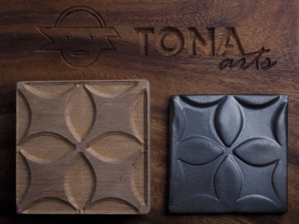 TILE-PAT-54n 7 x 7 cm Stempel > Quadratische Stempel TONA arts