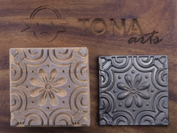 TILE-PAT-71 7 x 7 cm Stempel > Quadratische Stempel TONA arts