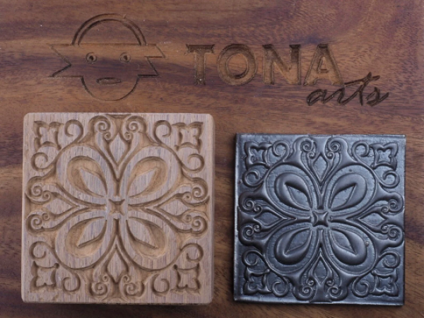 TILE-pat-71n 7 x 7 cm Stempel > Quadratische Stempel TONA arts