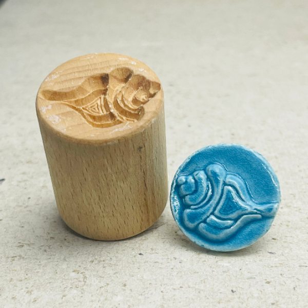 Marine-Muschel-RS14n Runde Stempel TONA arts