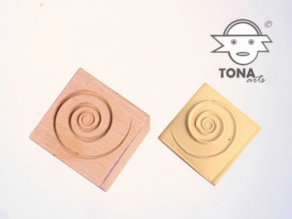 Spirale-16 7 x 7 cm Stempel > Motivstempel > Spiralen TONA arts