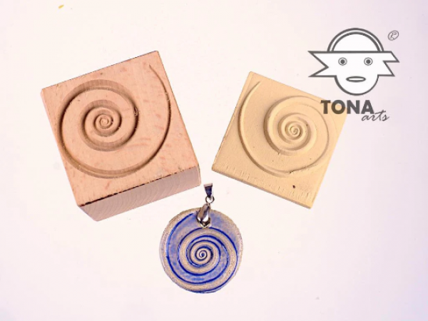 Spirale-20 7 x 7 cm Stempel > Motivstempel > Spiralen TONA arts