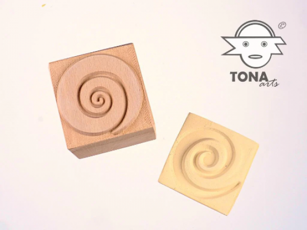 Spirale-25 7 x 7 cm Stempel > Motivstempel > Spiralen TONA arts