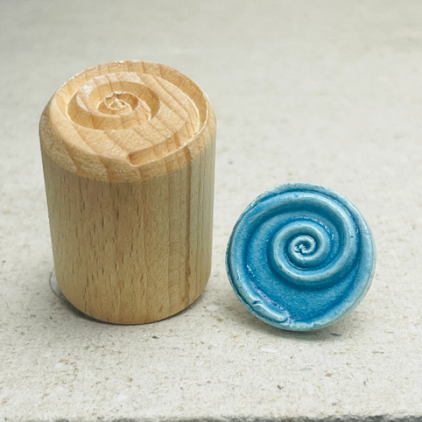 Ornament-Spirale-5n Runde Stempel TONA arts