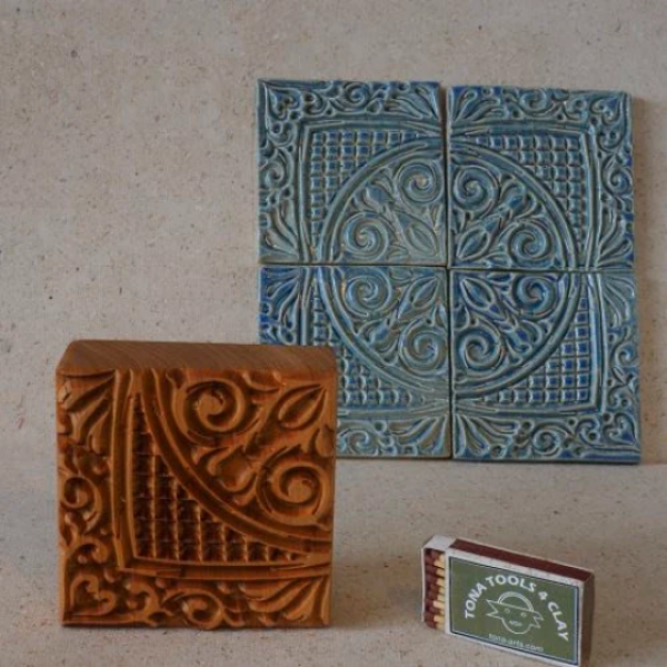 Viertelstempel - VV3q 7 x 7 cm Stempel > Quadratische Stempel > Viertelstempel TONA arts