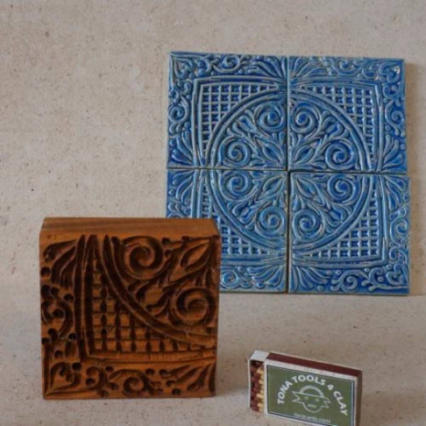 Viertelstempel - VV3qn 7 x 7 cm Stempel > Quadratische Stempel > Viertelstempel TONA arts