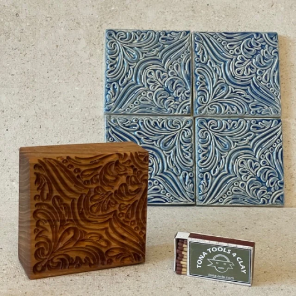 Viertelstempel - VV4qn 7 x 7 cm Stempel > Quadratische Stempel > Viertelstempel TONA arts