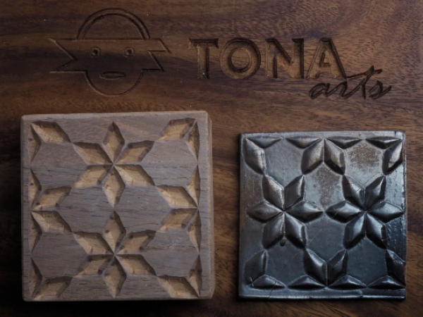 TILE-PAT-51n 7 x 7 cm Stempel > Quadratische Stempel TONA arts