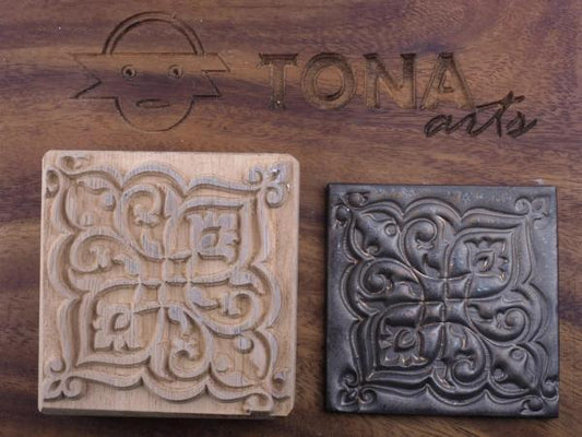 TILE-PAT-62 7 x 7 cm Stempel > Quadratische Stempel TONA arts