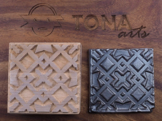 TILE-PAT-64 7 x 7 cm Stempel > Quadratische Stempel TONA arts