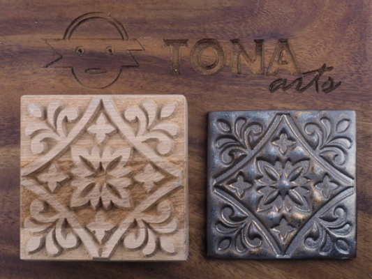 TILE-PAT-78 7 x 7 cm Stempel > Quadratische Stempel TONA arts