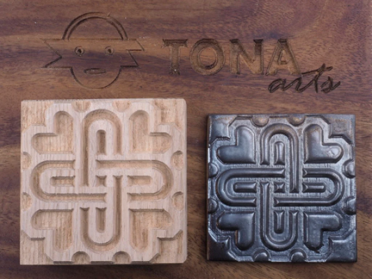 TILE-PAT-83 7 x 7 cm Stempel > Quadratische Stempel TONA arts
