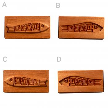 Rechteck-Stempel--Fisch 2 TONA arts