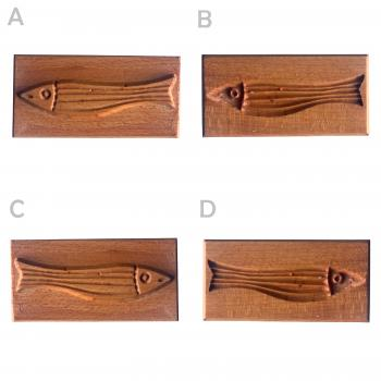 Rechteck-Stempel--Fisch 4 TONA arts