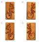 Rechteck-Stempel--Gekko TONA arts