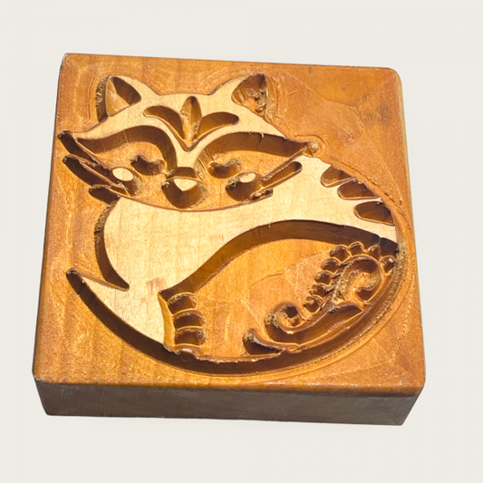 Scandinavisches Design- Fuchs 3 7 x 7 cm Stempel > Quadratische Stempel TONA arts