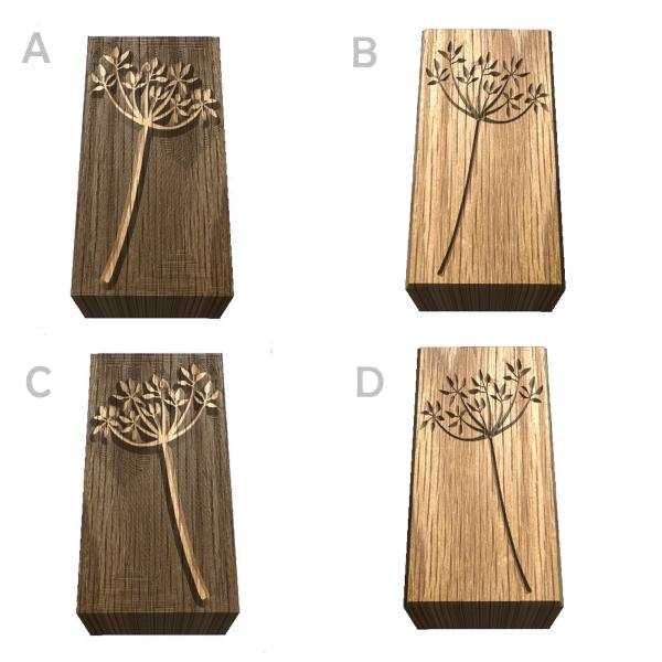 Rechteck-Stempel--Pflanze 12 TONA arts