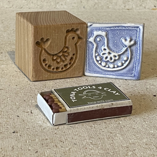 Vogel-Nordischer Stil -b11n 7 x 7 cm Stempel > Motivstempel > Vögel TONA arts