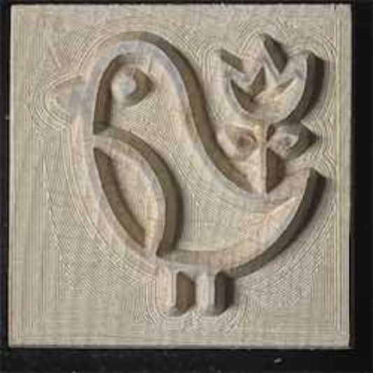 Vogel-Nordischer Stil -bx3 7 x 7 cm Stempel > Motivstempel > Vögel TONA arts