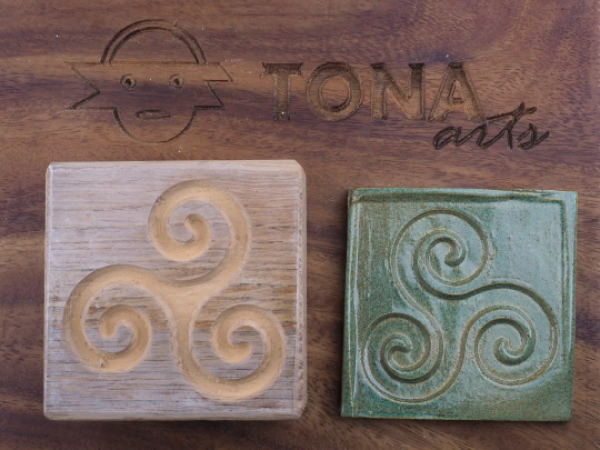 Keltisch-C3n 7 x 7 cm Stempel > Quadratische Stempel TONA arts