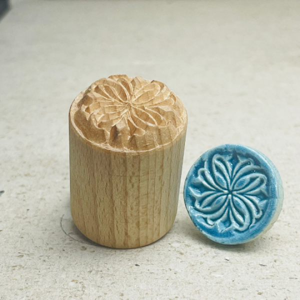 Ornament-floral-5 Runde Stempel TONA arts