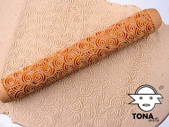 HandRoller-Wirbel- Spiralmuster HR13 TONA arts