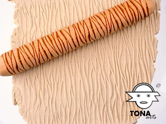 HandRoller - vertikale Linien - organisch HR44 TONA arts