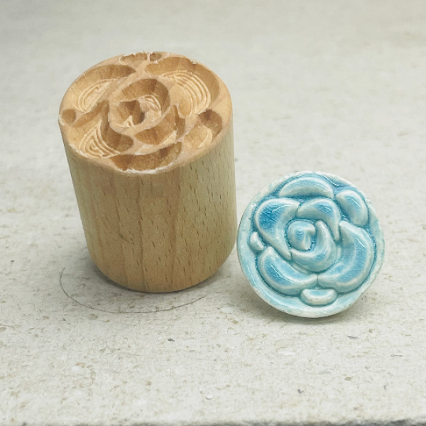 Blume-Rose-n Runde Stempel TONA arts