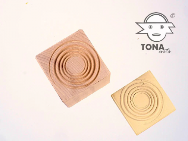 Spirale-10 7 x 7 cm Stempel > Motivstempel > Spiralen TONA arts