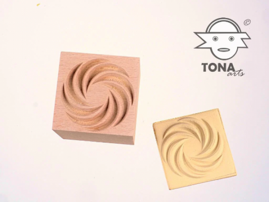 Spirale-24 7 x 7 cm Stempel > Motivstempel > Spiralen TONA arts