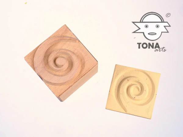 Spirale-6 7 x 7 cm Stempel > Motivstempel > Spiralen TONA arts