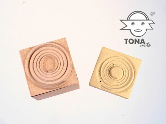 Spirale-7 7 x 7 cm Stempel > Motivstempel > Spiralen TONA arts