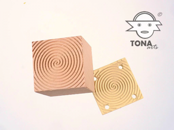 Spirale-9 7 x 7 cm Stempel > Motivstempel > Spiralen TONA arts