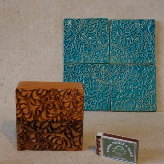 Viertelstempel - Tur-k2n 7 x 7 cm Stempel > Quadratische Stempel > Viertelstempel TONA arts