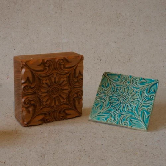 Viertelstempel - VV5n 7 x 7 cm Stempel > Quadratische Stempel > Viertelstempel TONA arts